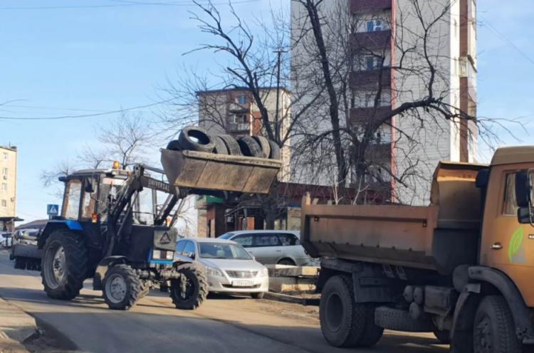 Во Владивостоке на переработку отправили свыше 110 тысяч отработанных шин