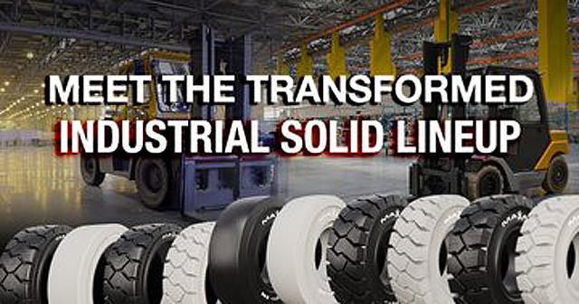 MAXAM расширяет линейку цельнолитых шин для погрузчиков