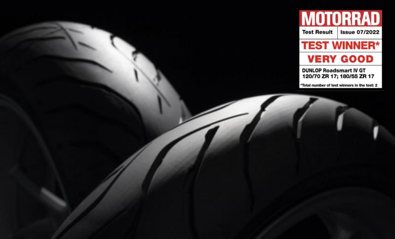 Dunlop RoadSmart IV побеждает в сравнительном тесте журнала Motorrad