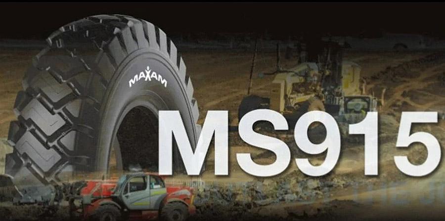 Maxam развивает линейку шин MS915 для современной дорожно-строительной техники