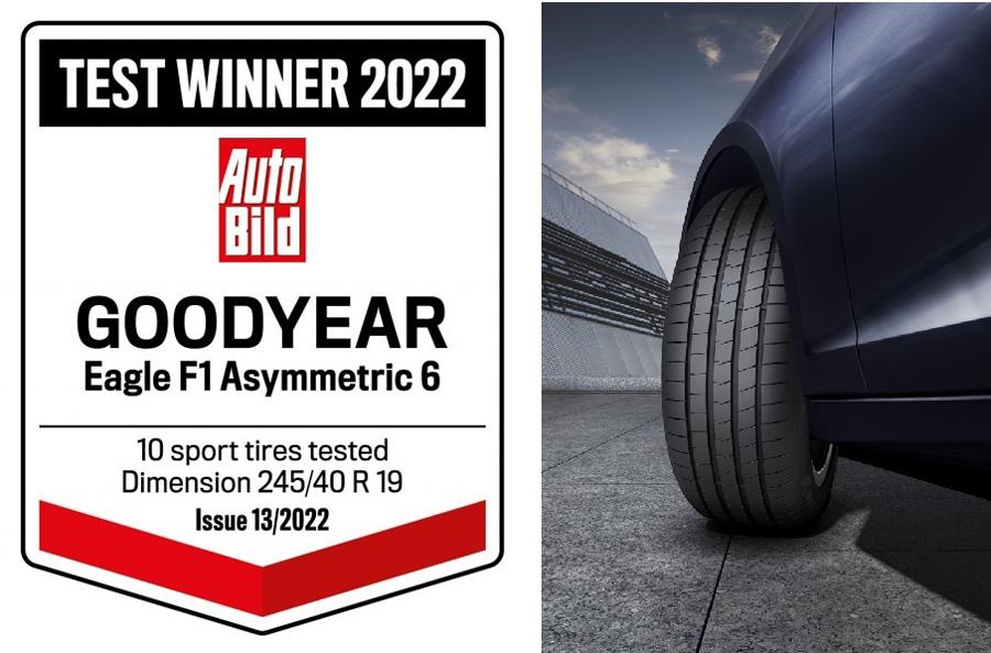 В Goodyear гордятся победами Eagle F1 Asymmetric 6 в тестах летних шин 2022 года