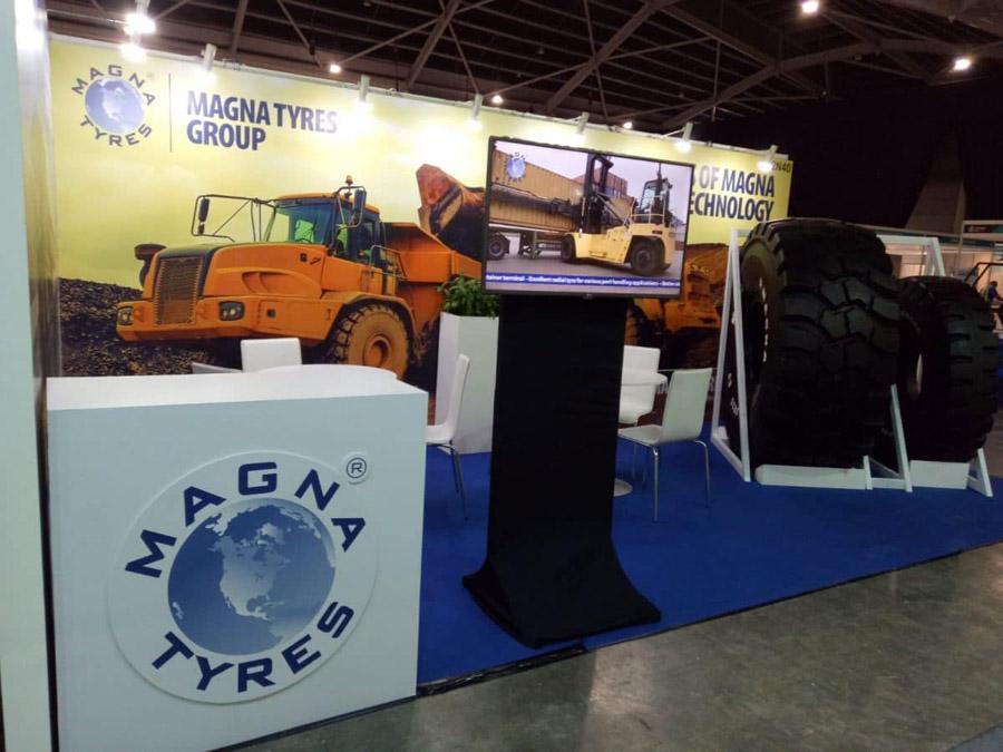 Шины Magna для горнорудной промышленности представят на выставке в ЮАР