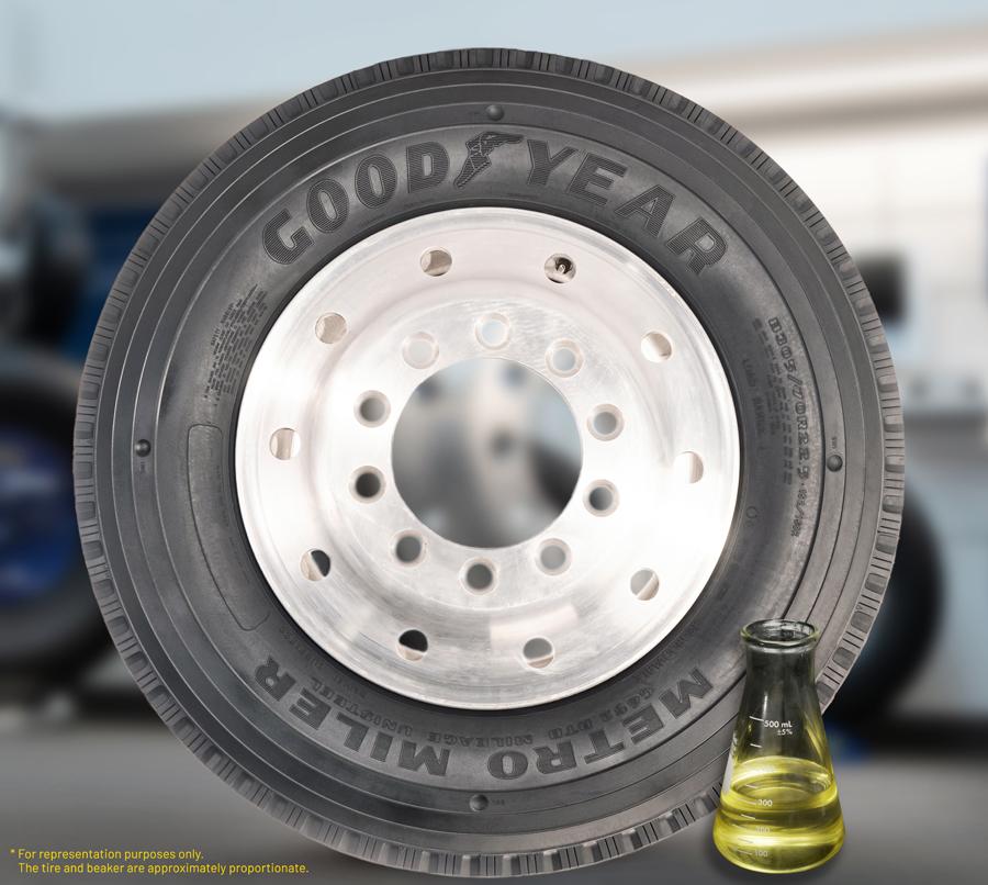 Goodyear выпускает свои первые автобусные шины с использованием соевого масла