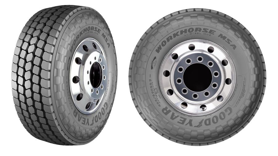 Goodyear расширяет размерный диапазон грузовой линейки Workhorse MSA
