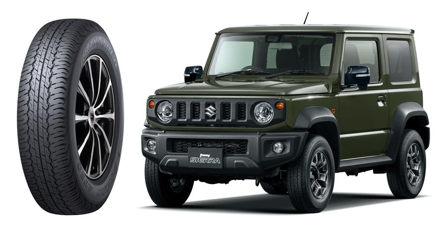 Dunlop Grandtrek AT20 выбраны в качестве заводских шин для нового Suzuki Jimny Sierra