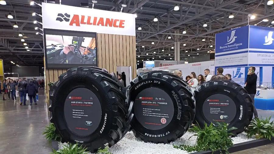 YOHT представила на московском «Агросалоне» линейку сельскохозяйственных шин бренда Alliance