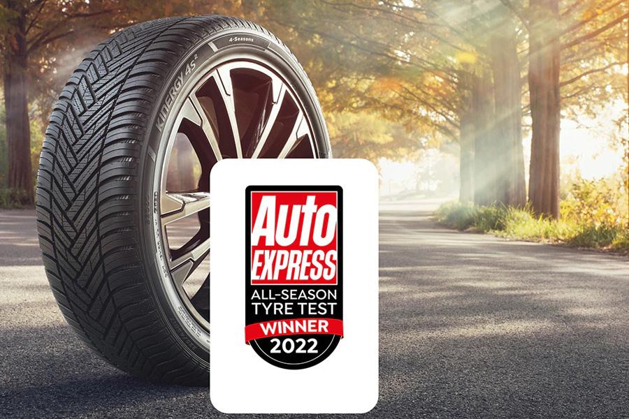 Hankook Kinergy 4S² вновь побеждает в тестах британского журнала Auto Express