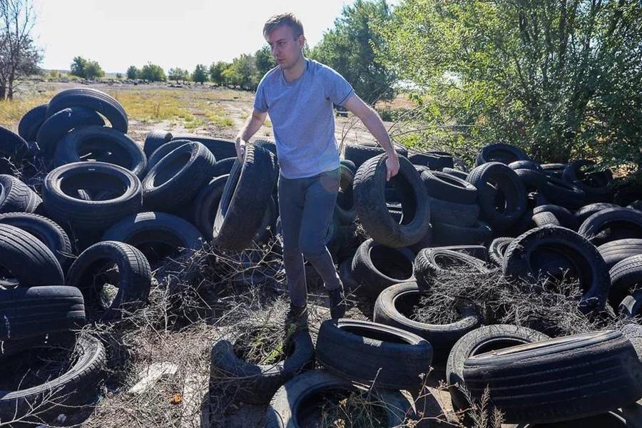 В Волгоградской области в рамках экопроекта утилизировано 365,8 тонны старых шин