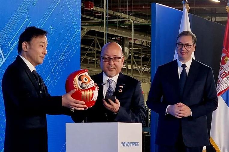 В Сербии прошла церемония открытия нового шинного завода Toyo