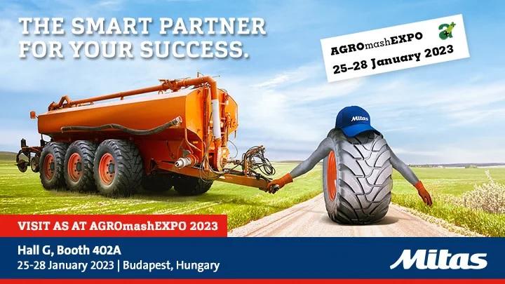 Чешский Mitas примет участие в выставке AgroMashexpo 2023