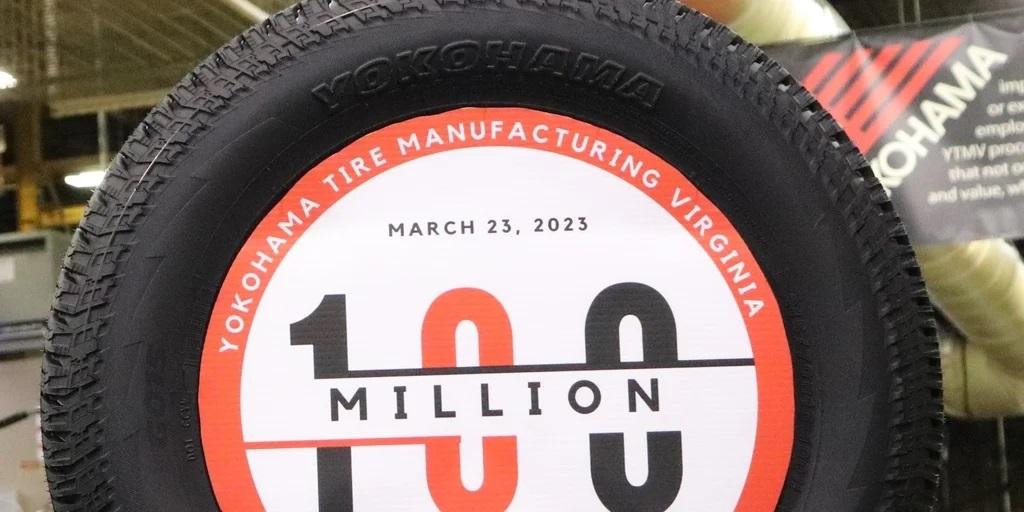 За 33 года завод Yokohama в Вирджинии выпустил 100 миллионов шин
