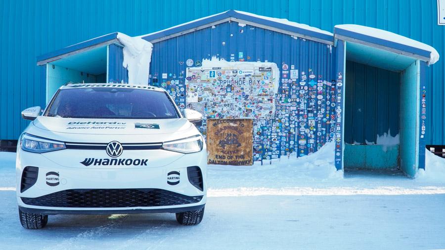 Hankook и Райнер Цитлоу успешно завершили первый этап кросс-кантри тура по Аляске на электромобиле