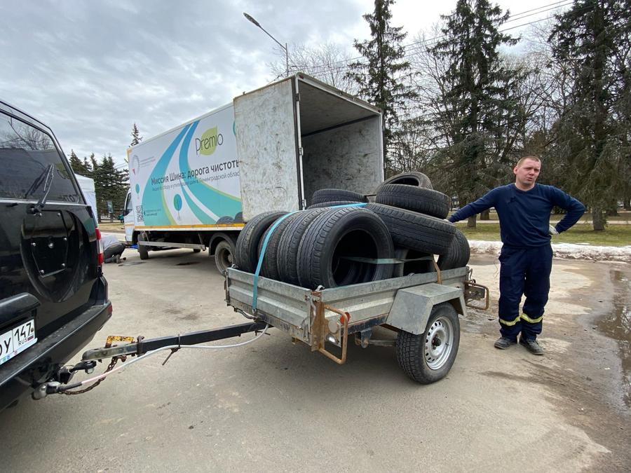Экологическая акция #МиссияШина проходит в Ленинградской области