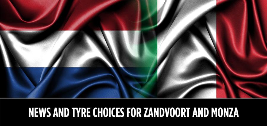 Названы составы гоночных сликов Pirelli для Гран-при Нидерландов и Италии