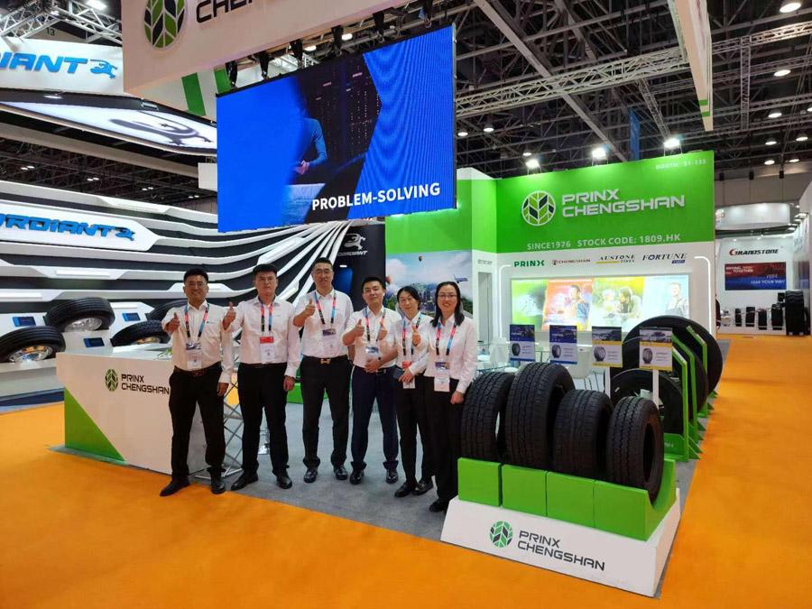 Prinx Chengshan на выставке Automechanika Dubai 2023