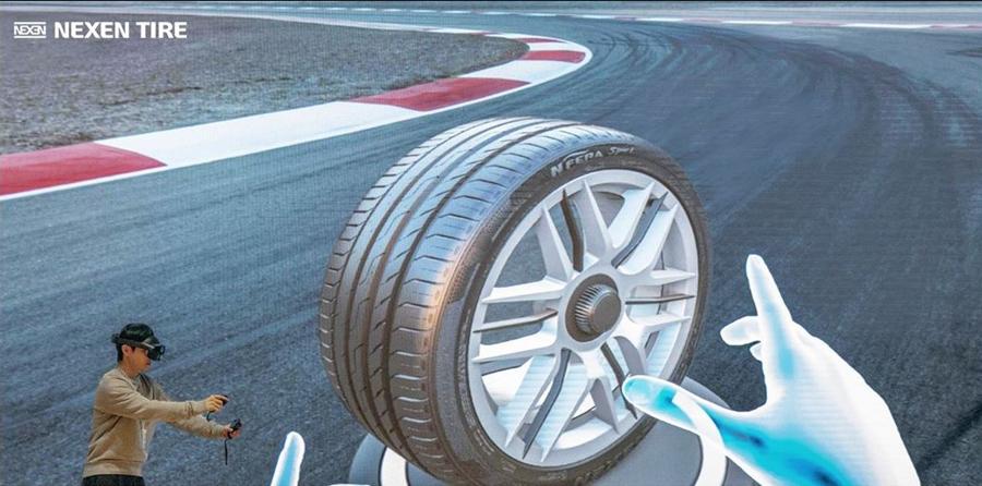 Nexen создает систему разработки дизайна шин с помощью виртуальной реальности