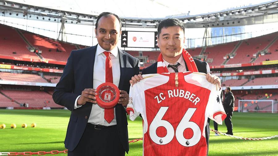 ZC Rubber стала официальным шинным партнером лондонского «Арсенала»
