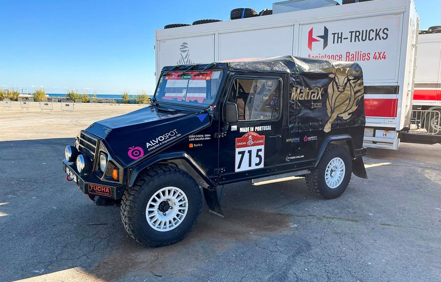 Португальская команда Classic-UMM проедет Dakar-2024 на отечественных шинах MatraX