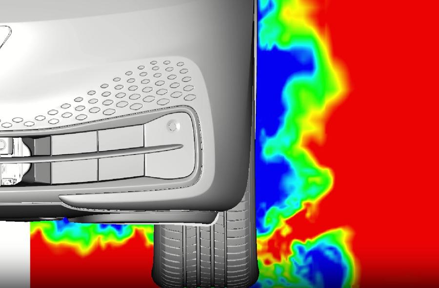Sumitomo Rubber представила новую технологию аэродинамического моделирования EV-шин
