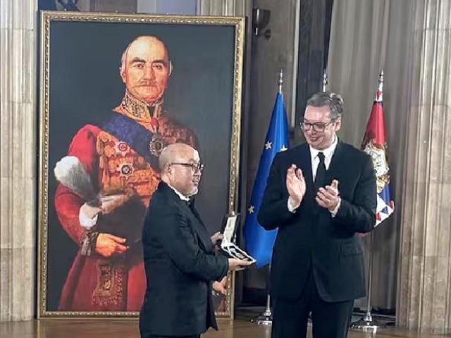 Президент компании Toyo получил награду от правительства Сербии