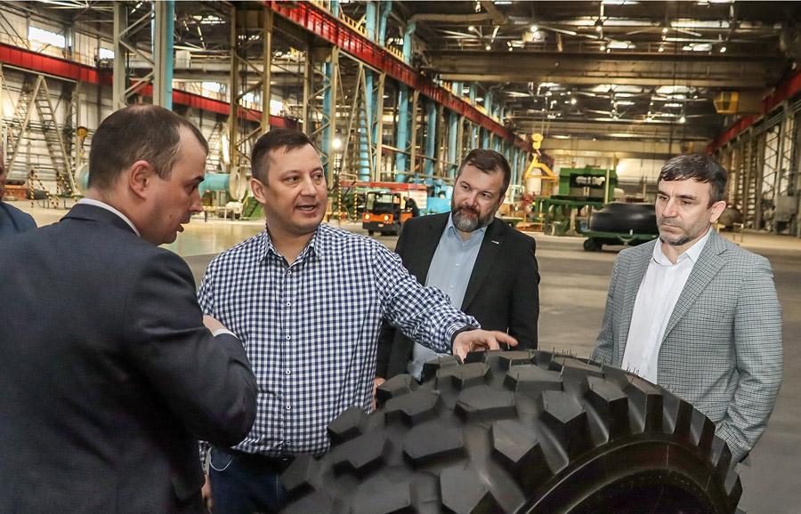 Представители российской угледобывающей компании посетили «Белшину»