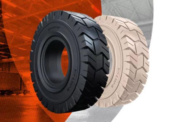 На выставке SkladTech 2024 дебютировали немаркие цельнолитые шины Composit российского производства