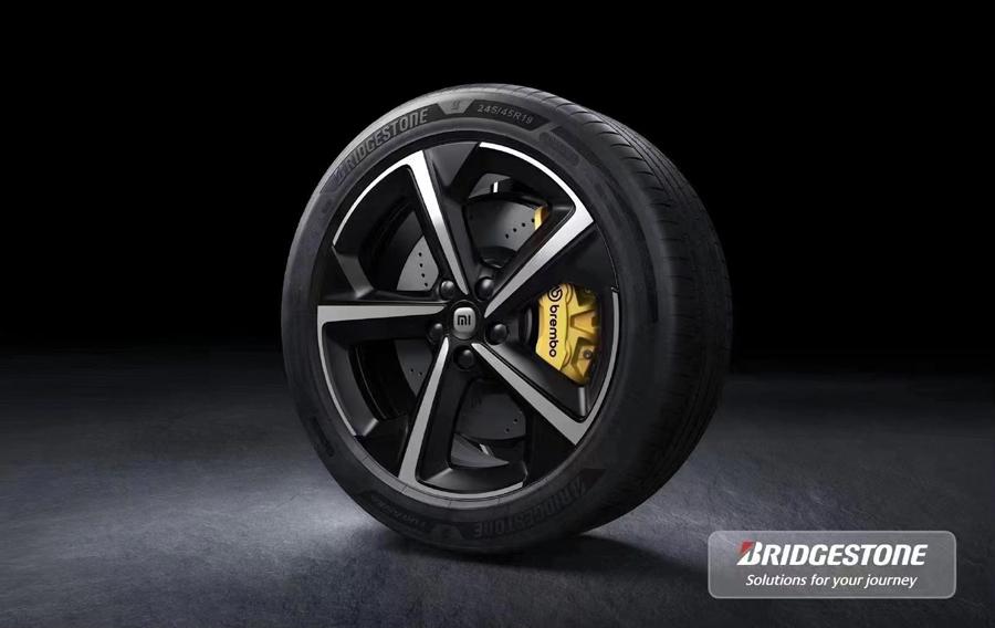 Первый электромобиль компании Xiaomi поедет на заводских шинах Bridgestone Turanza 6