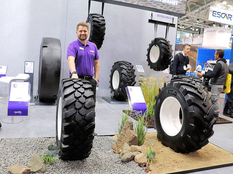 В линейку шин Apollo Terra Pro для погрузчиков добавили пять новых типоразмеров  