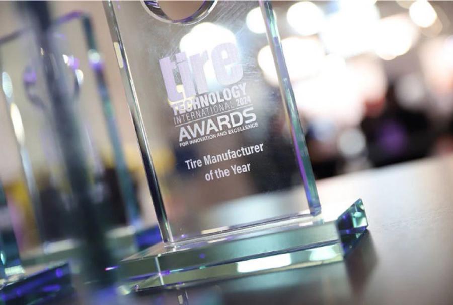 Bridgestone получает главный приз премии Tire Technology International 2024 