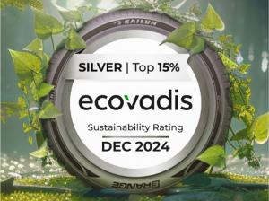 Sailun повысила свой рейтинг устойчивости EcoVadis до серебряного