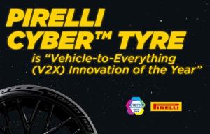 Tech Breakthrough признала технологию Pirelli Cyber Tyre главной инновацией года