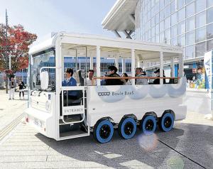Электробусы Boule BaaS на непневматических шинах Bridgestone AirFree вышли на улицы города Тояма