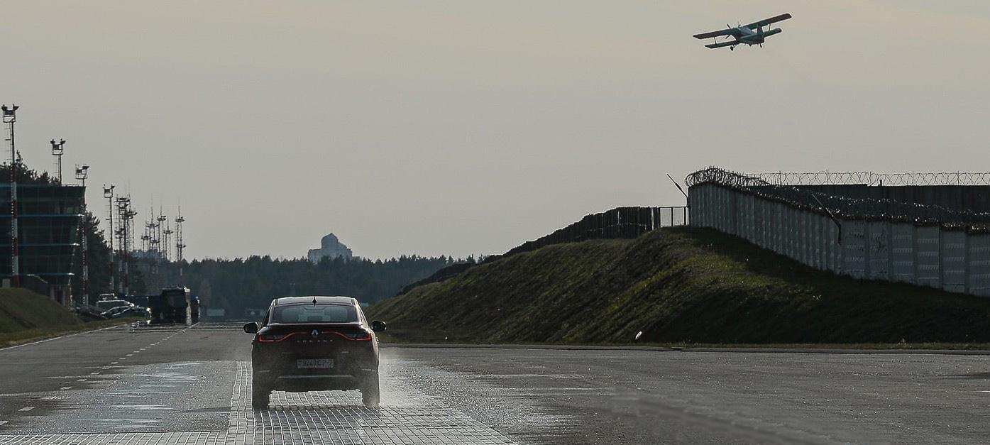 Тест зимних шин на разгон