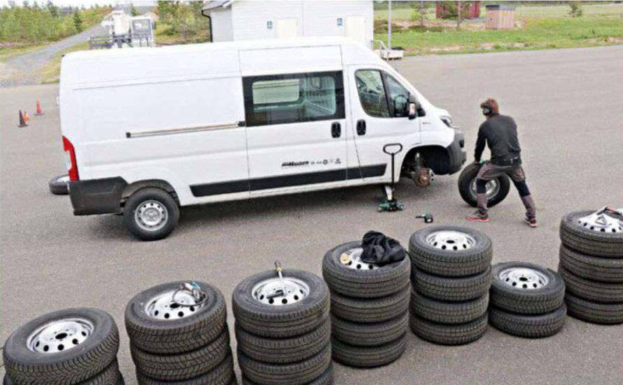 Тест всесезонных шин 225/75R16C (Auto Bild reisemobil, 5/2022)