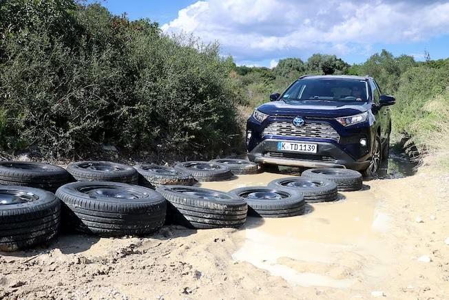 Тест летних шин для кроссоверов 225/65R17 (AutoBild Allrad, 11/2023)