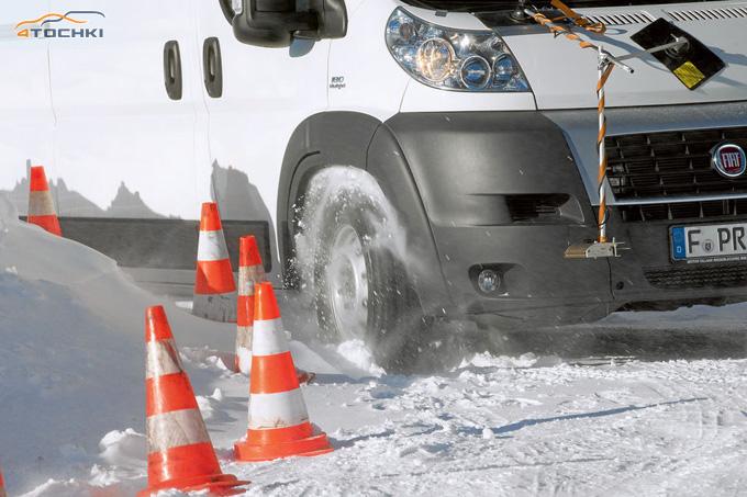 Тест зимних шин для кемпинговых автобусов и трейлеров 2014