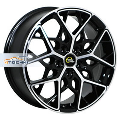 Диски CrossStreet CR-20 BKF 7,5x18/5x108 ЕТ38 D54,1