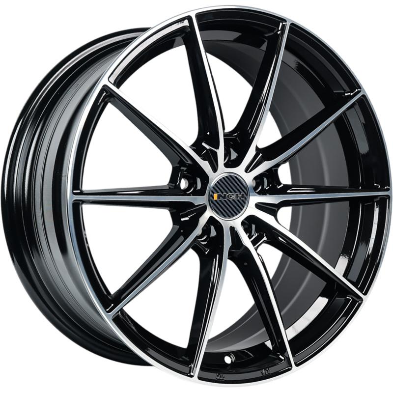 FA8533 Gloss Black Machined Face