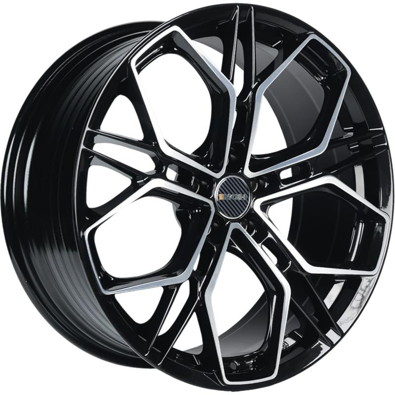 FA8534 Gloss Black Machined Face