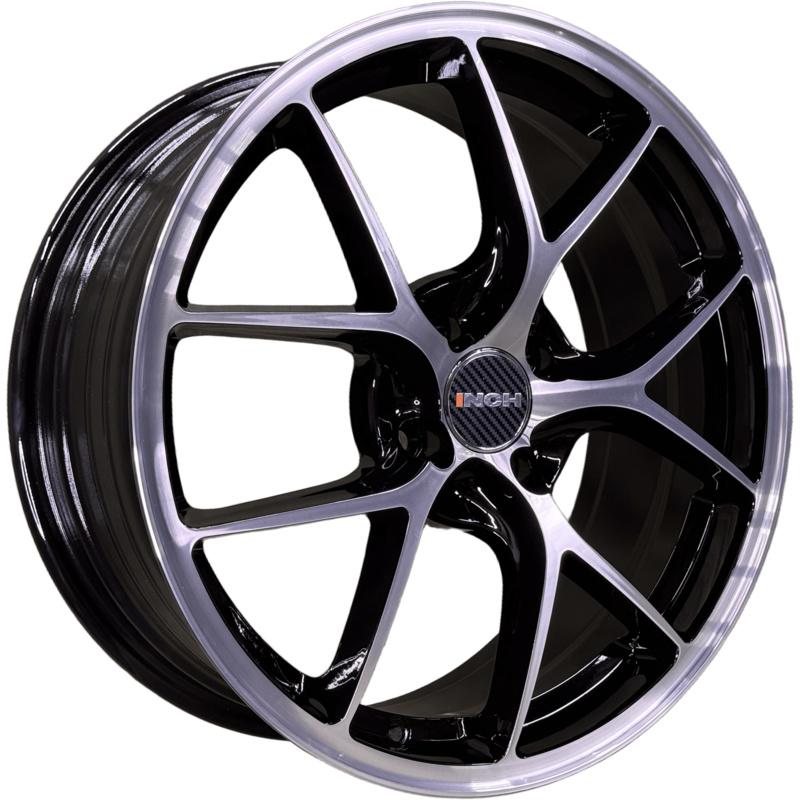 Диски INCH FA8538 Gloss Black Machined Face 7x17/5x108 ЕТ33 D60,1