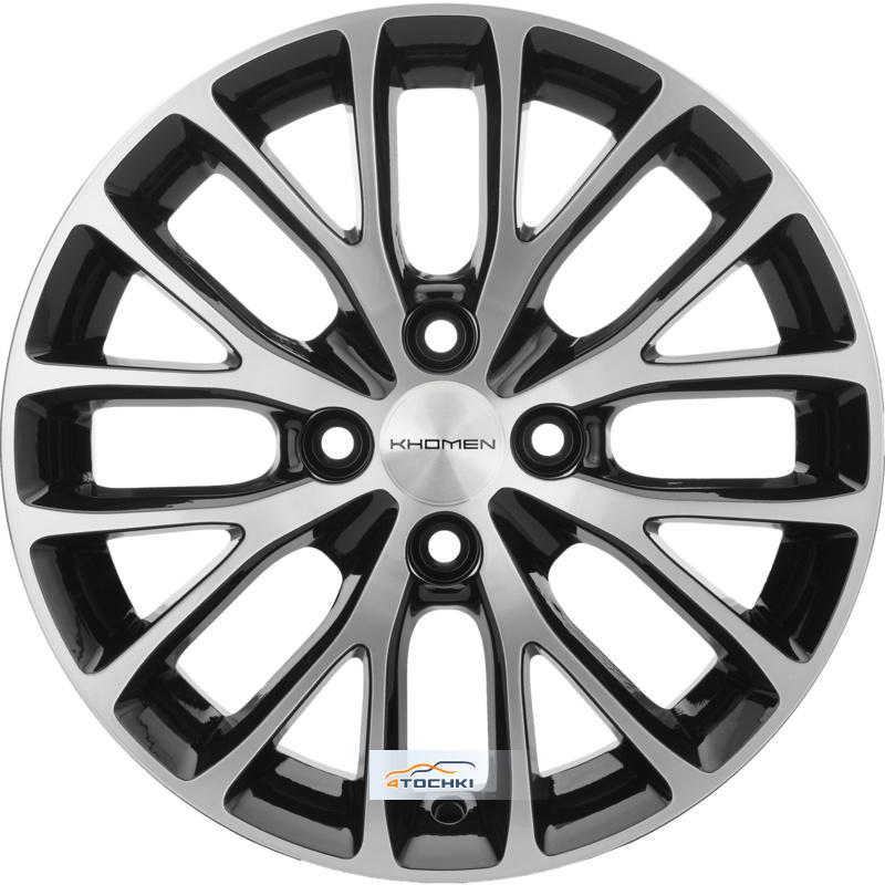 Диски Khomen Wheels KHW1506 (Rio/Solaris) Black-FP