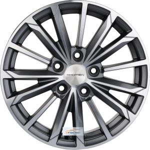 Диски Khomen Wheels KHW1610 (Corolla) Gray-FP