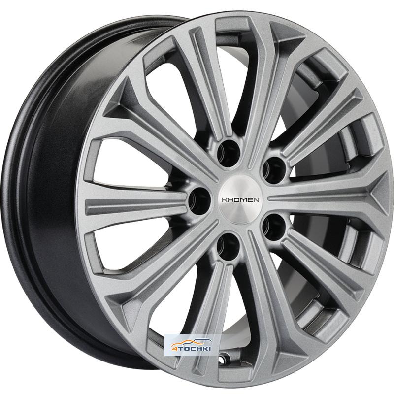 Диски Khomen Wheels KHW1610 (Toyota/Suzuki) Gray 6,5x16/5x114,3 ЕТ45 D60,1