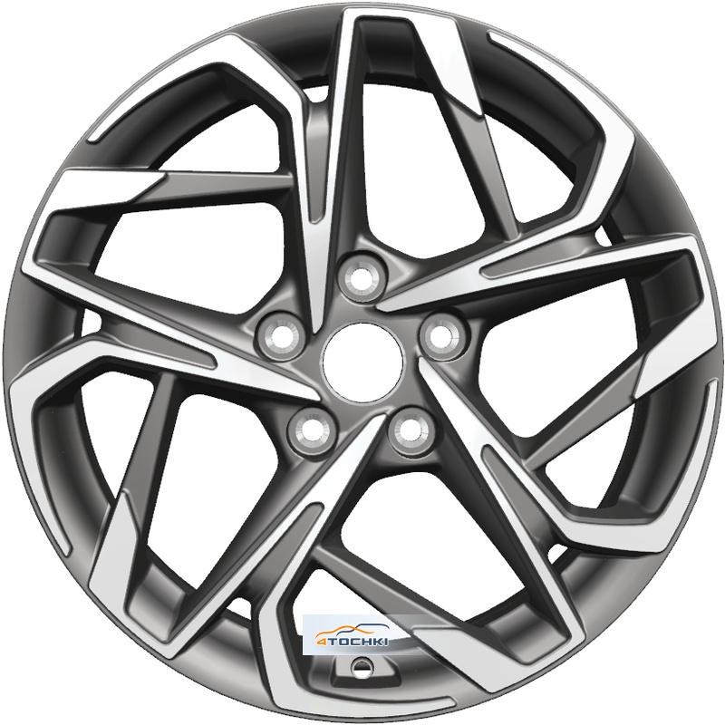 Диски Khomen Wheels KHW1716 (Kodiaq/Tiguan) Gray-FP 7x17/5x112 ЕТ40 D57,1