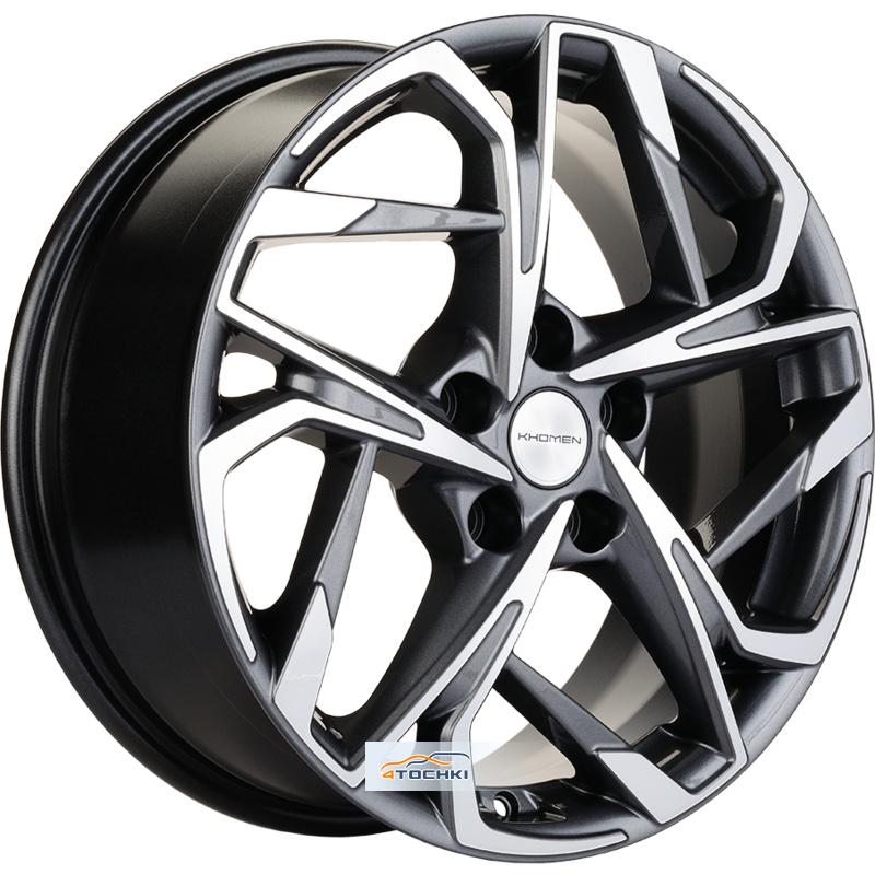 Диски Khomen Wheels KHW1716 (Qashqai) Gray 7x17/5x114,3 ЕТ40 D66,1