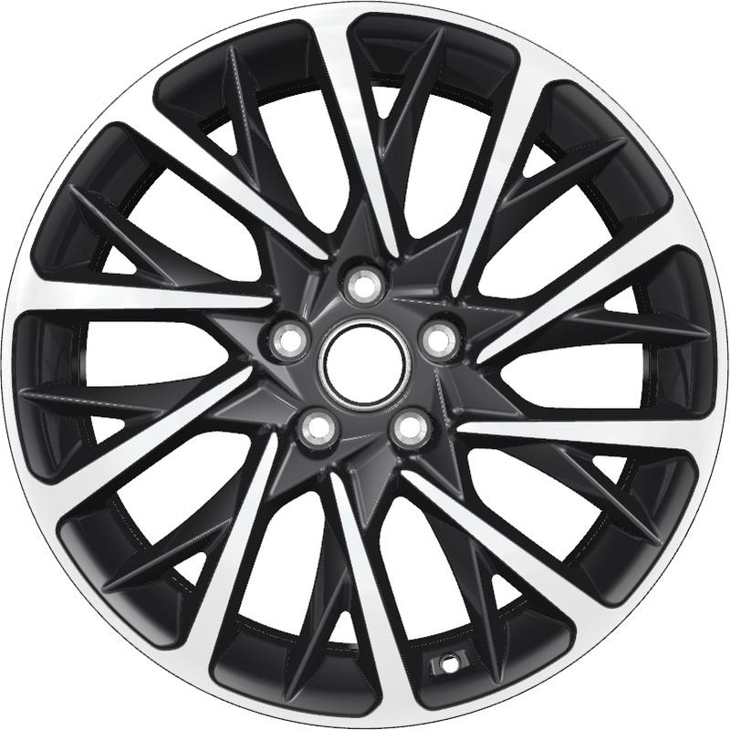 Диски Khomen Wheels KHW1804 (Kodiaq/Tiguan) Black-FP