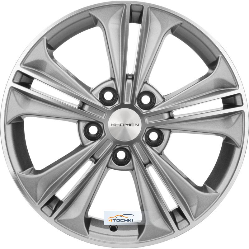 Диски Khomen Wheels KHW1603 (Corolla) Black-FP