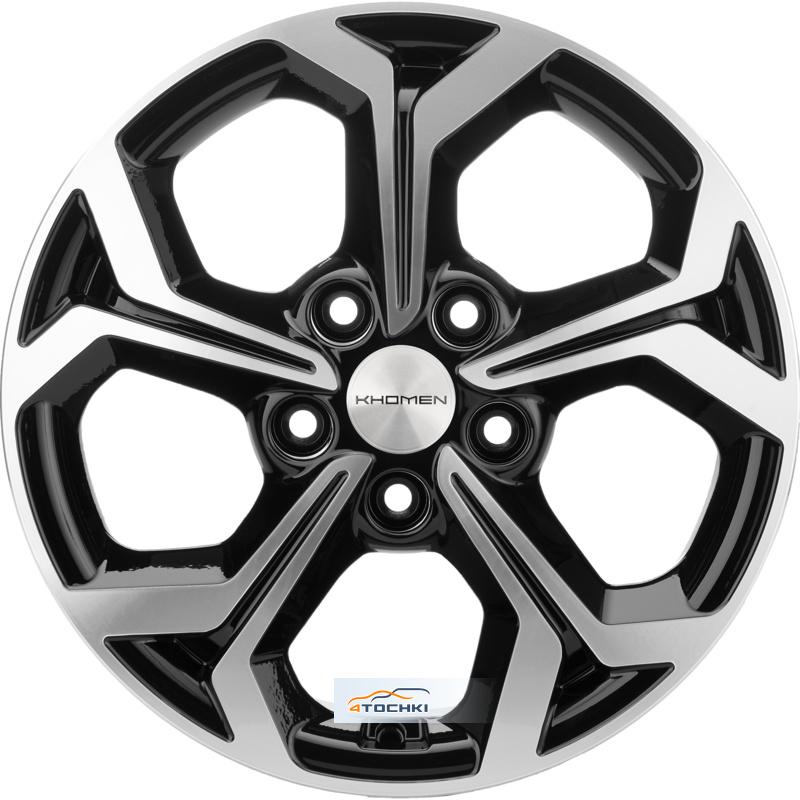 Диски Khomen Wheels KHW1606 (Huyndai/Kia) Black-FP