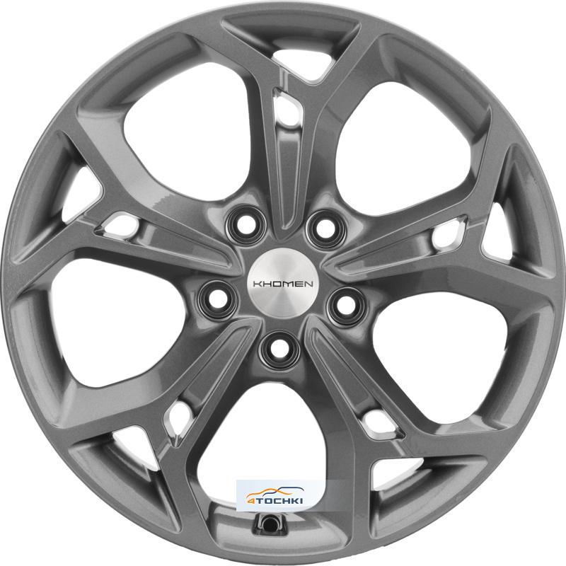 Диски Khomen Wheels KHW1702 (Kodiaq/Tiguan) Gray 7x17/5x112 ЕТ40 D57,1
