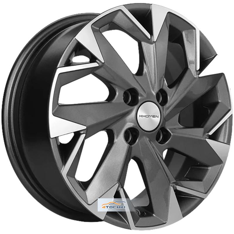 Диски Khomen Wheels KHW1402 (Solaris/Logan/Rio) Gray-FP